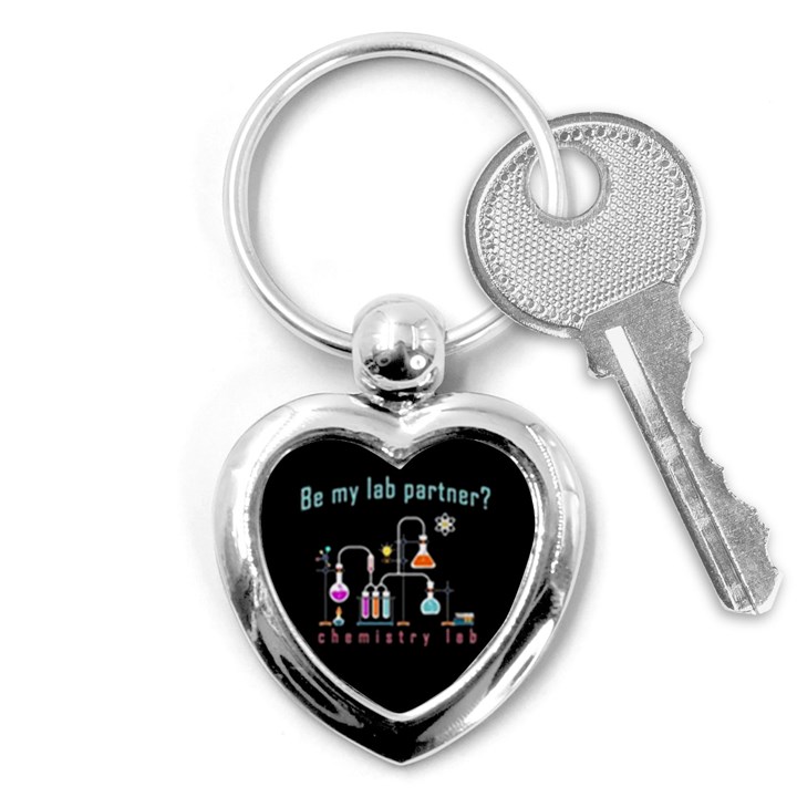 Chemistry lab Key Chains (Heart) 