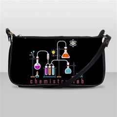 Chemistry Lab Shoulder Clutch Bags by Valentinaart