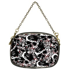 Skull Pattern Chain Purses (one Side)  by ValentinaDesign