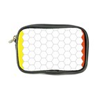 Hex Grid Plaid Green Yellow Blue Orange White Coin Purse Front