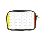 Hex Grid Plaid Green Yellow Blue Orange White Coin Purse Back