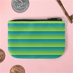 Line Horizontal Green Blue Yellow Light Wave Chevron Mini Coin Purses Back