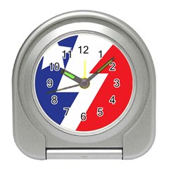 Three Colors Blue White Line Star Travel Alarm Clocks by Mariart