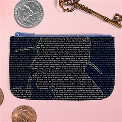 Sherlock Quotes Large Coin Purse by Mariart