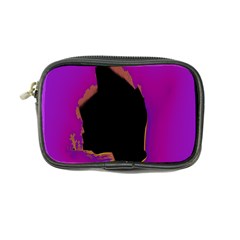 Buffalo Fractal Black Purple Space Coin Purse by Mariart