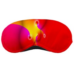 Complex Orange Red Pink Hole Yellow Sleeping Masks by Mariart