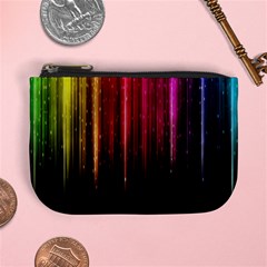 Rain Color Rainbow Line Light Green Red Blue Gold Mini Coin Purses by Mariart