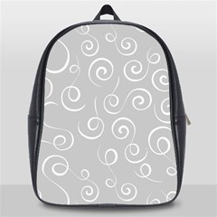 Pattern School Bags(large)  by ValentinaDesign