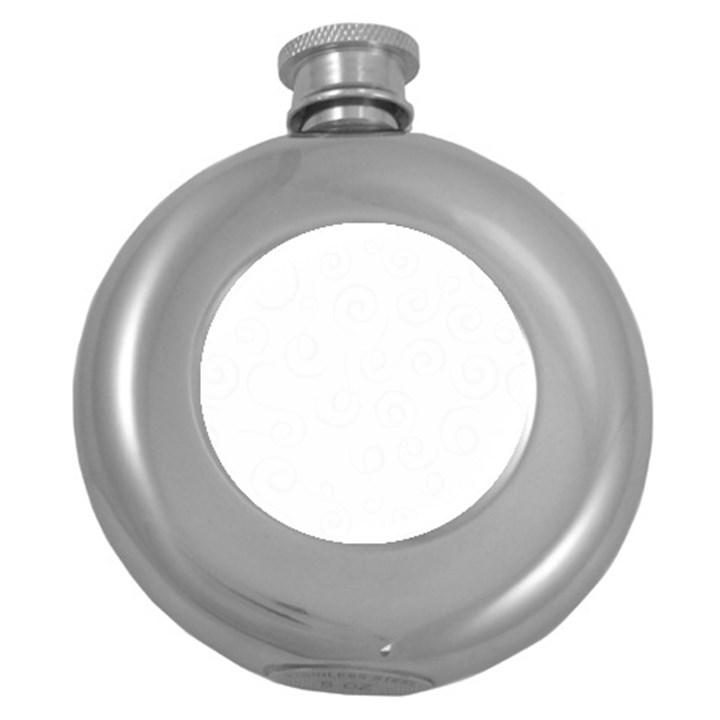 Pattern Round Hip Flask (5 oz)