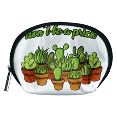 Cactus - Dont Be A Prick Accessory Pouches (medium)  by Valentinaart