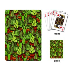 Cactus Playing Card by Valentinaart