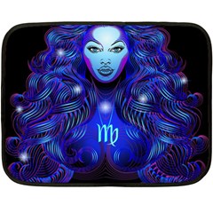 Sign Virgo Zodiac Double Sided Fleece Blanket (mini)  by Mariart