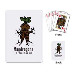 Mandrake Plant Playing Card by Valentinaart