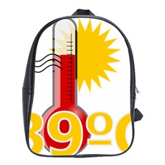 Thermometer Themperature Hot Sun School Bags(large)  by Mariart