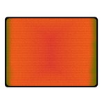 Scarlet Pimpernel Writing Orange Green Double Sided Fleece Blanket (Small)  45 x34  Blanket Front