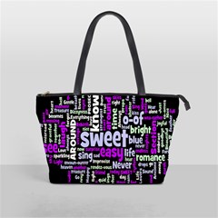 Writing Color Rainbow Sweer Love Shoulder Handbags by Mariart