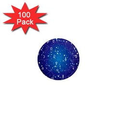 Astrology Illness Prediction Zodiac Star 1  Mini Magnets (100 Pack)  by Mariart