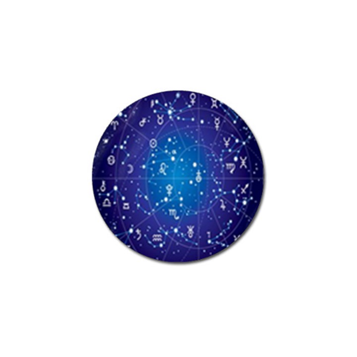 Astrology Illness Prediction Zodiac Star Golf Ball Marker (10 pack)