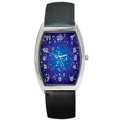 Astrology Illness Prediction Zodiac Star Barrel Style Metal Watch by Mariart