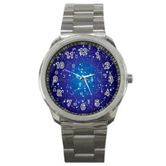 Astrology Illness Prediction Zodiac Star Sport Metal Watch by Mariart