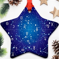 Astrology Illness Prediction Zodiac Star Star Ornament (two Sides) by Mariart