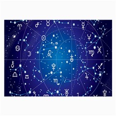 Astrology Illness Prediction Zodiac Star Large Glasses Cloth by Mariart