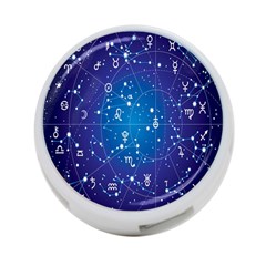 Astrology Illness Prediction Zodiac Star 4-port Usb Hub (two Sides)  by Mariart