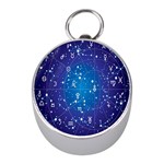 Astrology Illness Prediction Zodiac Star Mini Silver Compasses Front