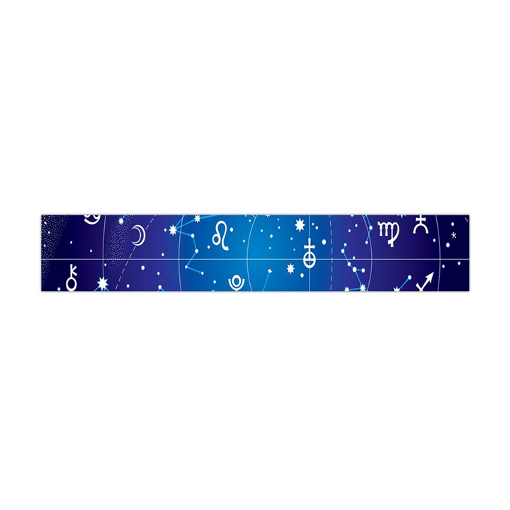 Astrology Illness Prediction Zodiac Star Flano Scarf (Mini)