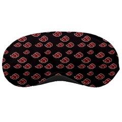 Cloud Red Brown Sleeping Masks by Mariart