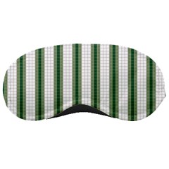 Plaid Line Green Line Vertical Sleeping Masks by Mariart