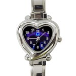 Sign Libra Zodiac Heart Italian Charm Watch Front