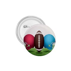 Helmet Ball Football America Sport Red Brown Blue Green 1 75  Buttons by Mariart