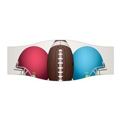 Helmet Ball Football America Sport Red Brown Blue Green Stretchable Headband by Mariart