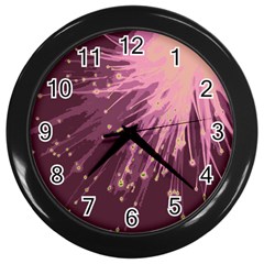 Big Bang Wall Clocks (black) by ValentinaDesign