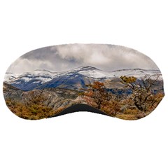 Forest And Snowy Mountains, Patagonia, Argentina Sleeping Masks by dflcprints