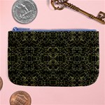 Golden Geo Tribal Pattern Large Coin Purse Front