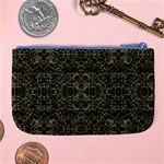 Golden Geo Tribal Pattern Large Coin Purse Back