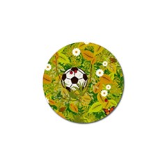 Ball On Forest Floor Golf Ball Marker by linceazul