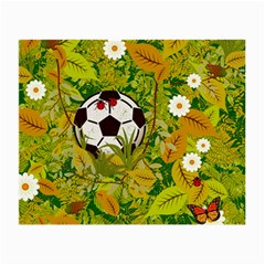 Ball On Forest Floor Small Glasses Cloth by linceazul