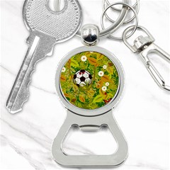 Ball On Forest Floor Bottle Opener Key Chains by linceazul