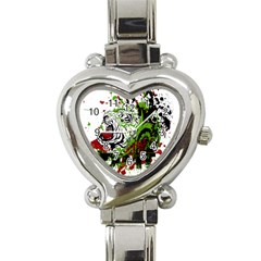 Do It Sport Crossfit Fitness Heart Italian Charm Watch by Nexatart