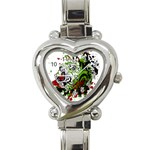 Do It Sport Crossfit Fitness Heart Italian Charm Watch Front