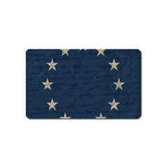 Vintage Flag - Eu Magnet (name Card) by ValentinaDesign