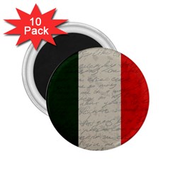 Vintage Flag - Italia 2 25  Magnets (10 Pack)  by ValentinaDesign