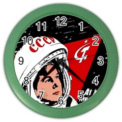 Valentina Tereshkova Color Wall Clocks by Valentinaart