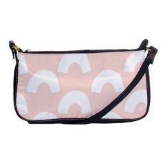 Donut Rainbows Beans Pink Shoulder Clutch Bags by Mariart