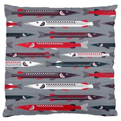 Fish Sea Beach Water Seaworld Animals Swim Large Cushion Case (one Side) by Mariart