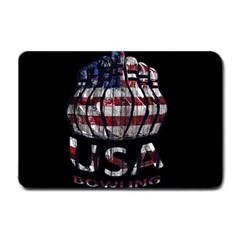 Usa Bowling  Small Doormat  by Valentinaart