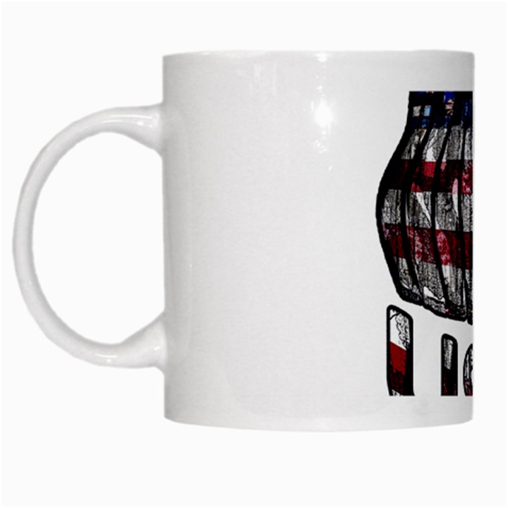 USA Bowling  White Mugs